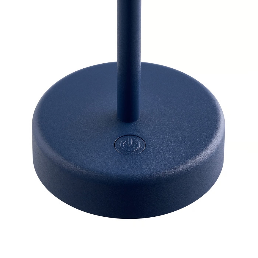 Nordlux - LED επαναφορτιζόμενο επιτραπέζιο φωτιστικό εξωτερικού χώρου με ρύθμιση φωτεινότητας και λειτουργία αφής ELLEN LED/2,8W/3,7V IP44 μπλε