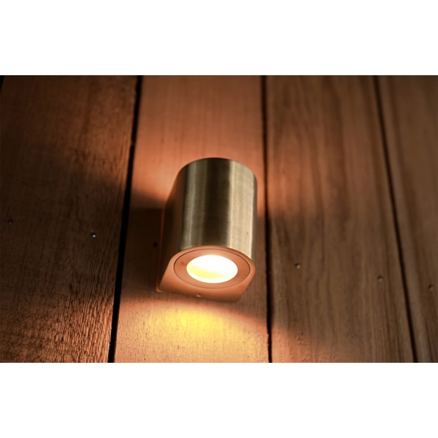 Nordlux - LED επιτοίχιο φωτιστικό εξωτερικού χώρου CANTO 2xLED/6W/230V IP44 μπρούτζινο