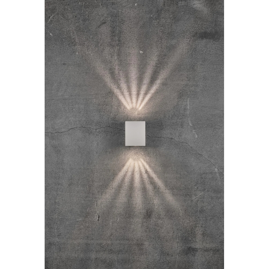 Nordlux - LED εξωτερικό επιτοίχιο φωτιστικό CANTO 2xLED/6W/230V IP44 λευκό