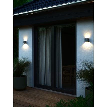 Nordlux - LED εξωτερικό επιτοίχιο φωτιστικό MILDA LED/4,9W/230V IP44 ανθρακί