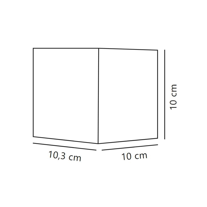 Nordlux - LED εξωτερικό επιτοίχιο φωτιστικό MILDA LED/4,9W/230V IP44 ανθρακί
