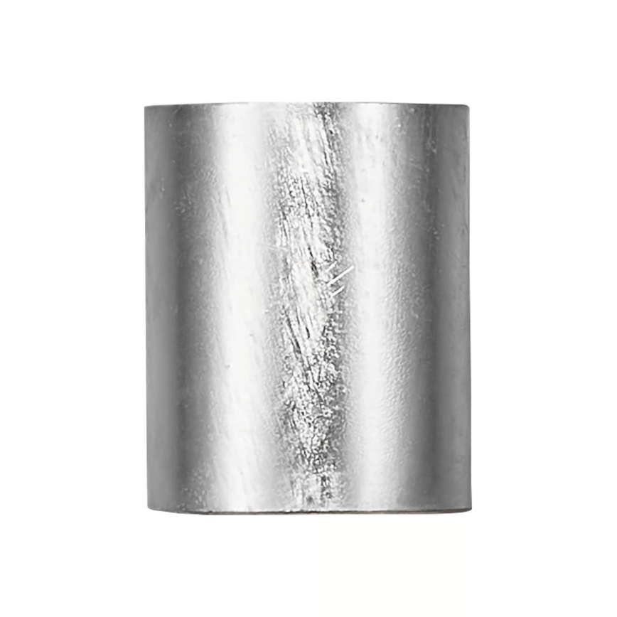 Nordlux - LED εξωτερικό επιτοίχιο φωτιστικό CANTO 2xLED/6W/230V IP44 ασημί