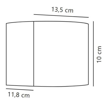 Nordlux - LED Εξωτερικό επιτοίχιο φωτιστικό MILDA LED/4,9W/230V IP44 ανθρακί