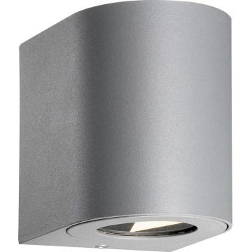 Nordlux - LED επιτοίχιο φωτιστικό εξωτερικού χώρου CANTO 2xLED/5,5W/230V IP44 γκρι