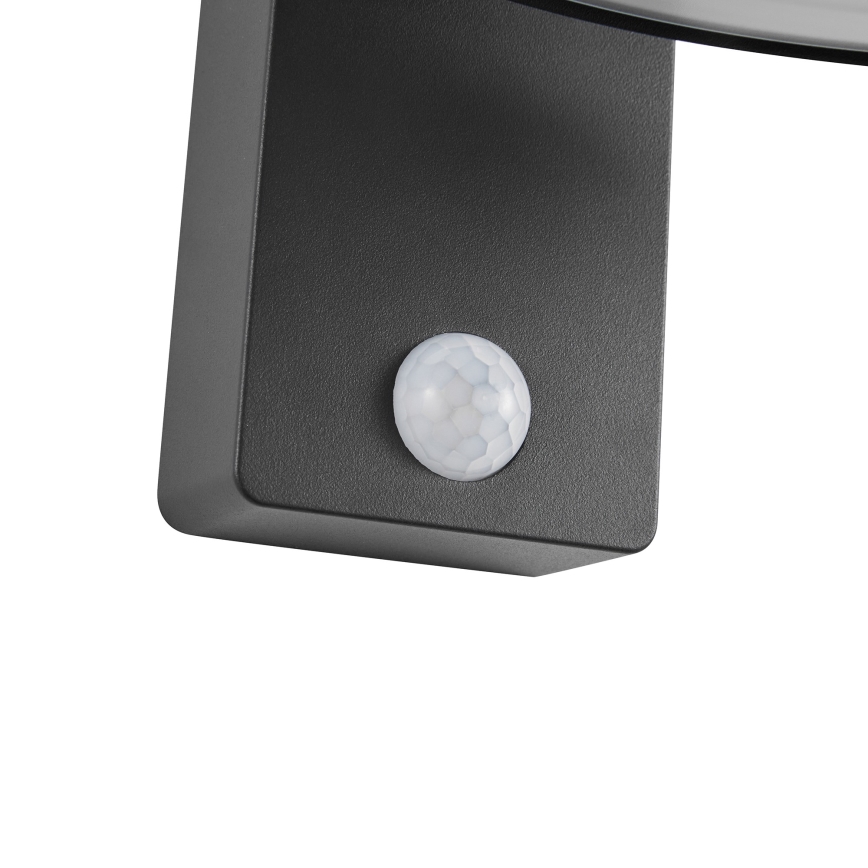 Nordlux - LED ηλιακό επιτοίχιο φωτιστικό με αισθητήρα JUSTINA LED/5W/3,7V IP44 1800 mAh