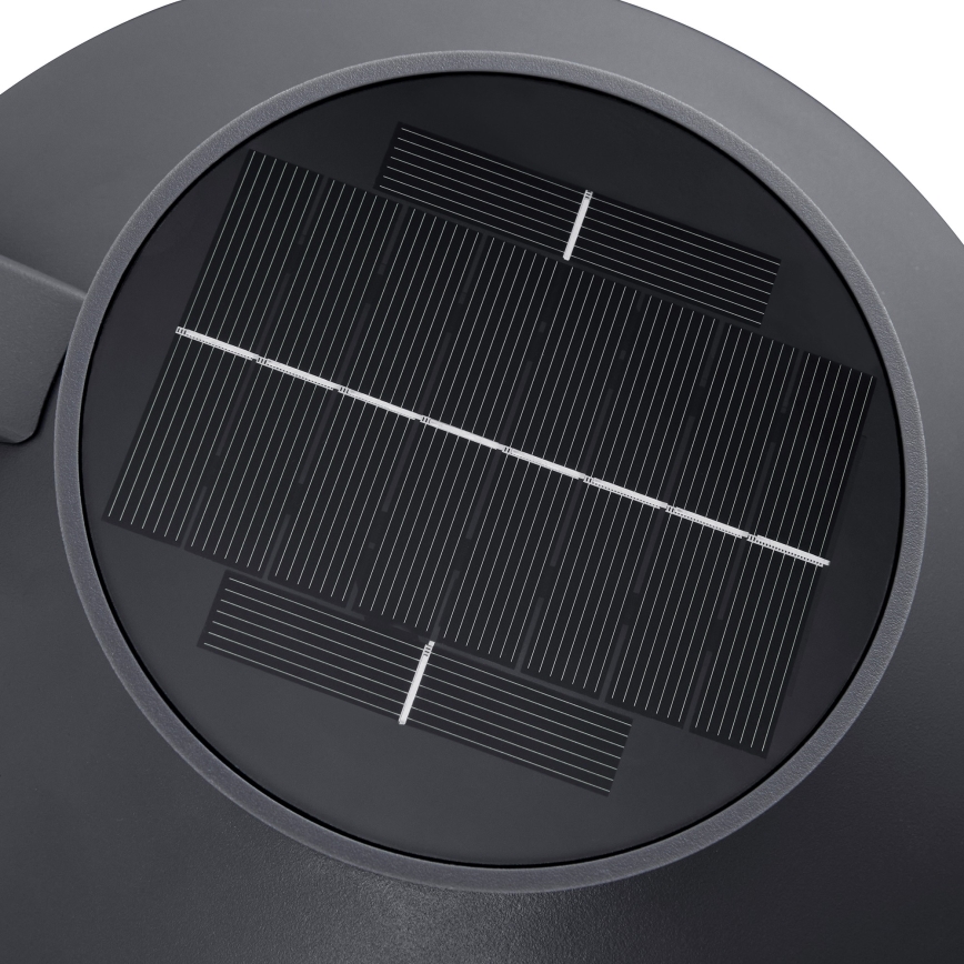 Nordlux - LED ηλιακό επιτοίχιο φωτιστικό με αισθητήρα JUSTINA LED/5W/3,7V IP44 1800 mAh