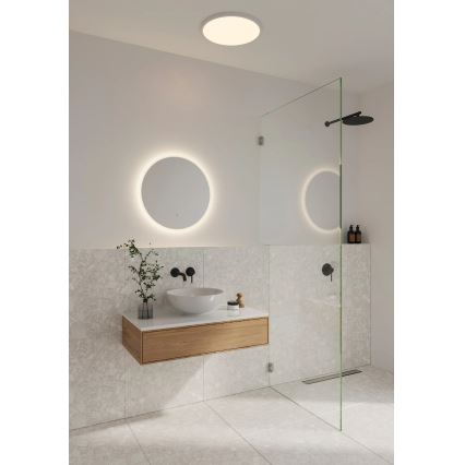 Nordlux - Καθρέφτης μπάνιου LED DOVINA με ενσωματωμένο φωτισμό, 20W/230V, 4000K, Ø 60 cm, IP44