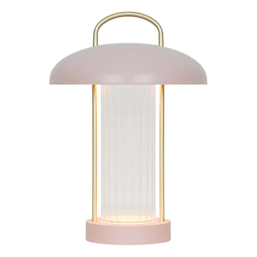 Nordlux - LED με ρυθμιζόμενη ένταση φωτός, επαναφορτιζόμενη επιτραπέζια λάμπα με έλεγχο αφής MIRANO LED/3W/3,7V ροζ