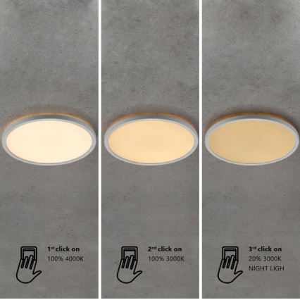 Nordlux - LED ρυθμιζόμενο φωτιστικό οροφής για μπάνιο OJA LED/14,5W/230V 3000/4000K IP54 Ø 30 cm