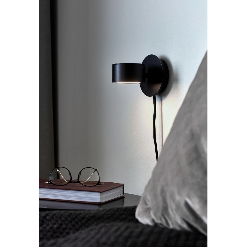 Nordlux - LED ρυθμιζόμενο επιτοίχιο φωτιστικό CLYDE LED/4W/230V