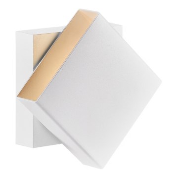 Nordlux - LED Ρυθμιζόμενο υπαίθριο επιτοίχιο φωτιστικό TURN LED/13,8W/230V IP54 λευκό