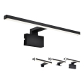 Nordlux - LED Φωτιστικό μπάνιου για καθρέφτη MARLEE LED/8,9W/230V IP44 4000K 50 εκ. μαύρο