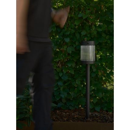 Nordlux - Ηλιακό LED φωτιστικό COUPAR LED/3,2W/5V 3000K IP44 μαύρο 1800 mAh