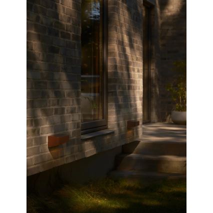 Nordlux - Ηλιακό φωτιστικό LED με αισθητήρα MARCELLIO LED/5W/5V IP54 2200 mAh καφέ