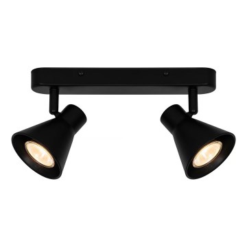 Nordlux - Σποτ EIK 2xGU10/35W/230V μαύρο