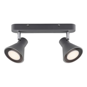 Nordlux - Σποτ φωτιστικό EIK 2xGU10/35W/230V γκρι