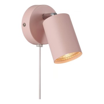 Nordlux - Σποτ τοίχου EXPLORE 1xGU10/7W/230V ροζ