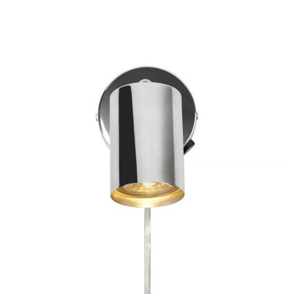 Nordlux - Σποτ τοίχου EXPLORE 1xGU10/7W/230V γυαλιστερό χρώμιο