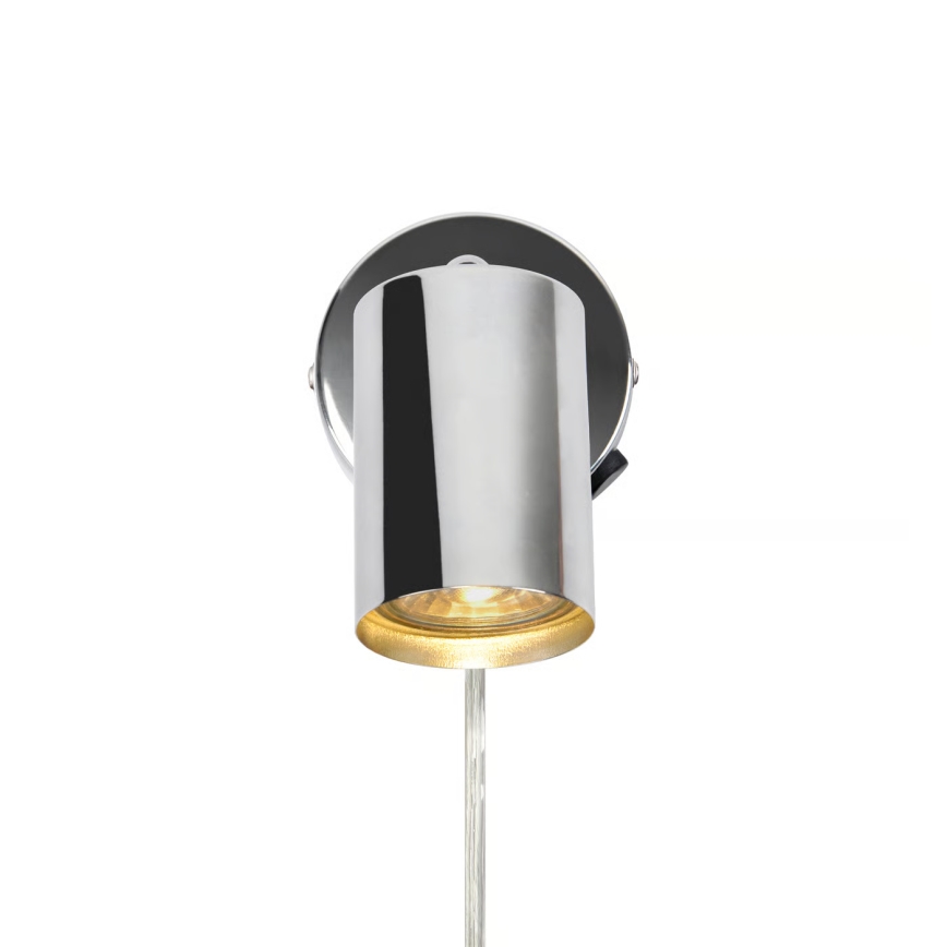 Nordlux - Σποτ τοίχου EXPLORE 1xGU10/7W/230V γυαλιστερό χρώμιο