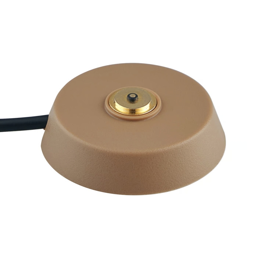 Nordlux - LED Ρυθμιζόμενη Επαναφορτιζόμενη Εξωτερική Επιτραπέζια Λάμπα ELLEN LED/2,8W/3,7V 2200 mAh IP44 καφέ