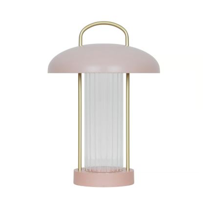 Nordlux - LED με ρυθμιζόμενη ένταση φωτός, επαναφορτιζόμενη επιτραπέζια λάμπα με έλεγχο αφής MIRANO LED/3W/3,7V ροζ