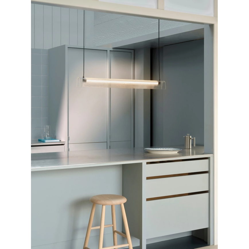 Nordlux - Ρυθμιζόμενο LED κρεμαστό φωτιστικό σε καλώδιο ALIANI LED/20W/230V 3000K 100 cm μαύρο/διάφανο