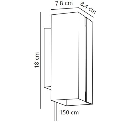 Nordlux - Ρυθμιζόμενο LED Επιτοίχιο Φωτιστικό CURTIZ 2xLED/4,5W/230V μαύρο