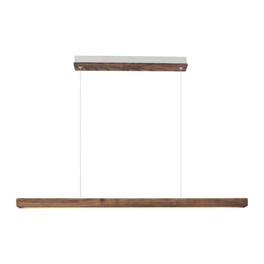 Nordlux - Ρυθμιζόμενο LED κρεμαστό φωτιστικό σε καλώδιο ILGAS LED/47W/230V 3000K καφέ/ξύλο φράξου