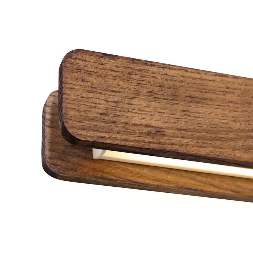 Nordlux - Ρυθμιζόμενο LED κρεμαστό φωτιστικό σε καλώδιο ILGAS LED/47W/230V 3000K καφέ/ξύλο φράξου