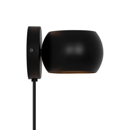 Nordlux - Ρυθμιζόμενο σποτ τοίχου BELIR 1xG9/5W/230V μαύρο