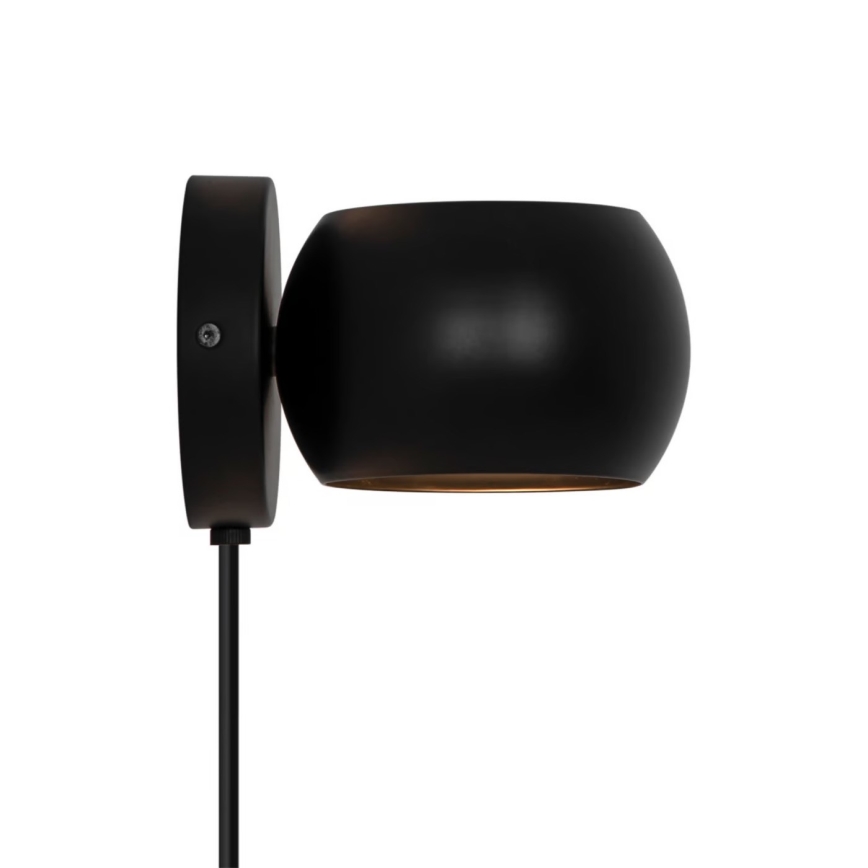 Nordlux - Ρυθμιζόμενο σποτ τοίχου BELIR 1xG9/5W/230V μαύρο