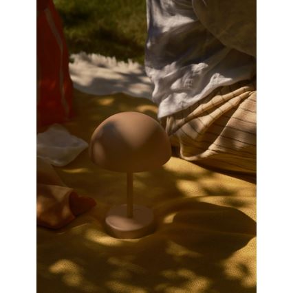 Nordlux - Ρυθμιζόμενη επαναφορτιζόμενη εξωτερική επιτραπέζια λάμπα ELLEN LED/2,8W/3,7V IP44 2200 mAh καφέ