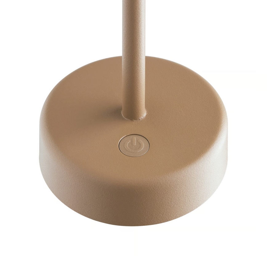 Nordlux - Ρυθμιζόμενη επαναφορτιζόμενη εξωτερική επιτραπέζια λάμπα ELLEN LED/2,8W/3,7V IP44 2200 mAh καφέ