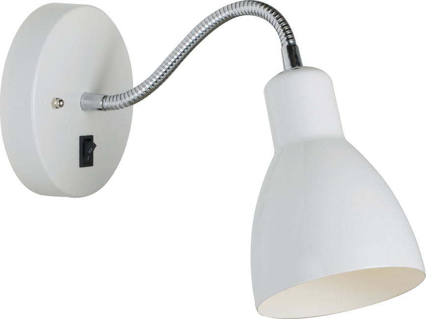 Nordlux - Wall flexible φωτιστικό σποτ CYCLONE 1xE14/15W/230V λευκό