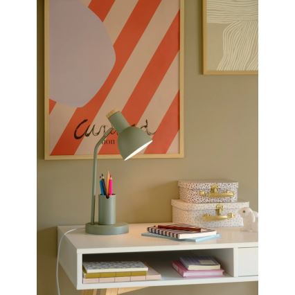 Nordlux - Επιτραπέζιο φωτιστικό DEVONE 1xE27/15W/230V πράσινο