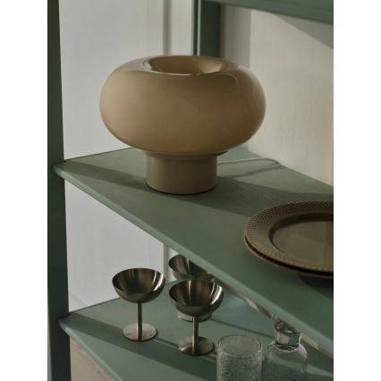 Nordlux - Επιτραπέζιο φωτιστικό MALTI 2xE27/10W/230V μπεζ