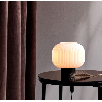 Nordlux - Επιτραπέζιο φωτιστικό MILFORD 1xE27/40W/230V μαύρο