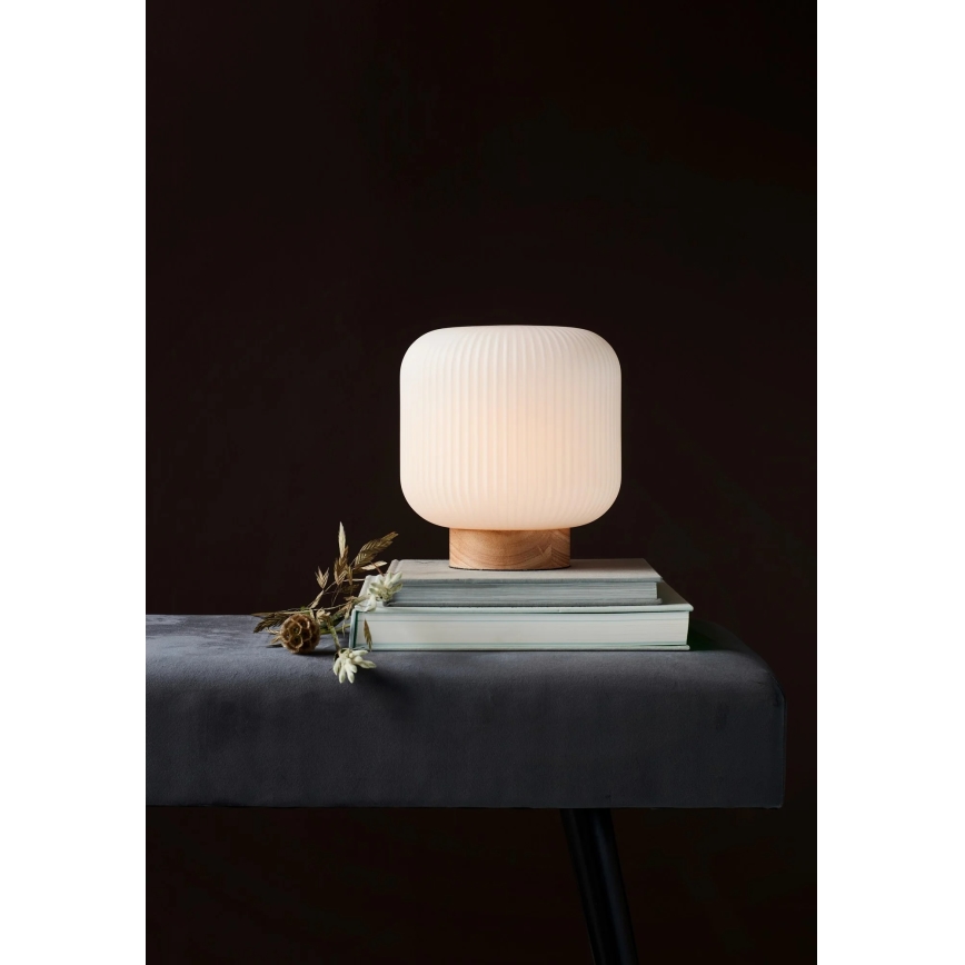 Nordlux - Επιτραπέζιο φωτιστικό MILFORD 1xE27/40W/230V μπεζ