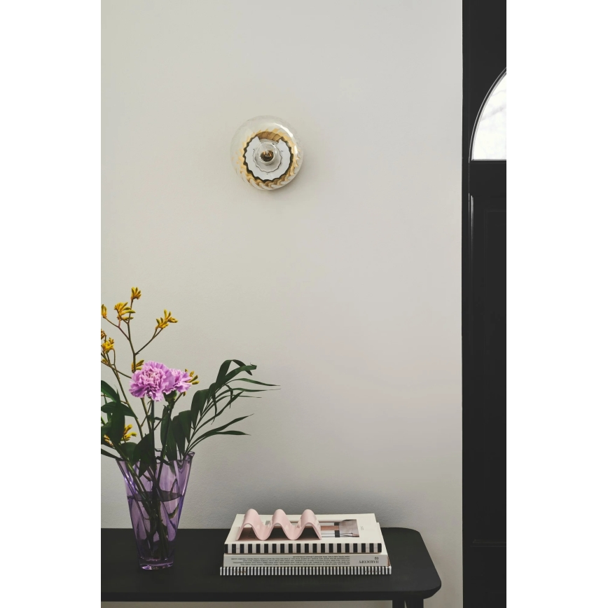 Nordlux - Επιτοίχιο φωτιστικό CHISELL 1xE14/25W/230V ορείχάλκινο