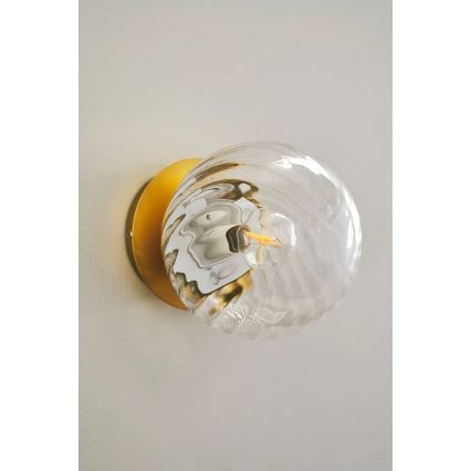 Nordlux - Επιτοίχιο φωτιστικό CHISELL 1xE14/25W/230V ορείχάλκινο