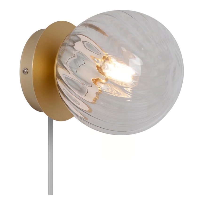 Nordlux - Επιτοίχιο φωτιστικό CHISELL 1xE14/25W/230V ορείχάλκινο