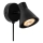 Nordlux - Επιτοίχιο φωτιστικό EIK 1xGU10/35W/230V μαύρο