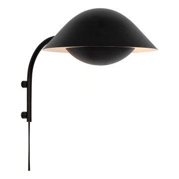 Nordlux - Επιτοίχιο φωτιστικό FREYA 1xE14/40W/230V μαύρο