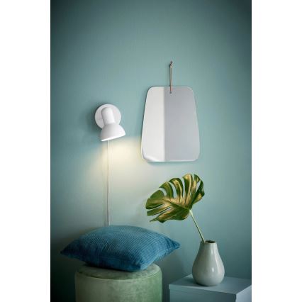 Nordlux - Επιτοίχιο φωτιστικό TEXAS 1xE27/60W/230V λευκό
