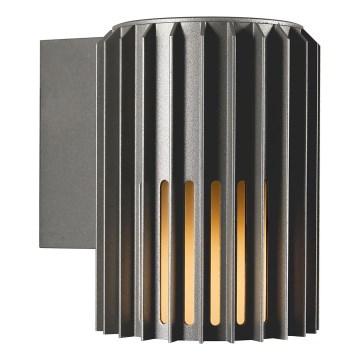 Nordlux - Επιτοίχιο φωτιστικό εξωτερικού χώρου ALUDRA 1xE27/15W/230V ανθρακί