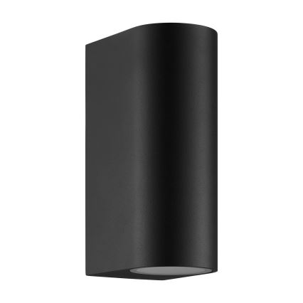 Nordlux - Επιτοίχιο φωτιστικό εξωτερικού χώρου DION 2xGU10/25W/230V IP44 μαύρο