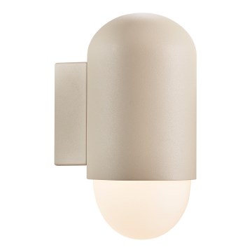 Nordlux - Επιτοίχιο φωτιστικό εξωτερικού χώρου HEKA 1xE27/60W/230V IP54 μπεζ