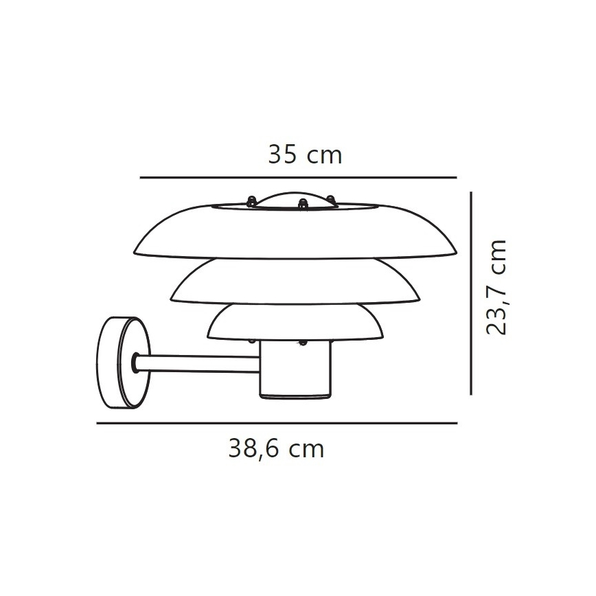 Nordlux - Επιτοίχιο φωτιστικό εξωτερικού χώρου KURNOS 1xE27/20W/230V IP54 μπεζ