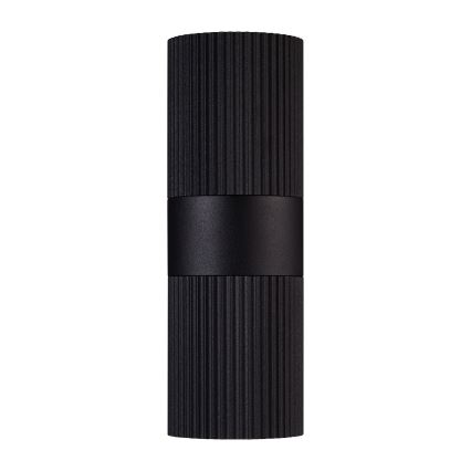 Nordlux - Επιτοίχιο φωτιστικό εξωτερικού χώρου KYKLOP 2xGU10/25W/230V IP54 μαύρο