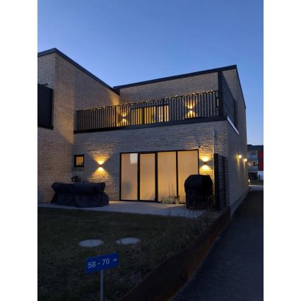 Nordlux - Επιτοίχιο φωτιστικό εξωτερικού χώρου LED ROLD LED/10,5W/230V 3000K IP54 μαύρο